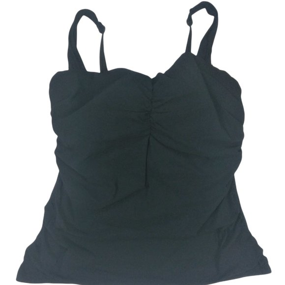 Gottex Other - Profile by Gottex TUTTI Frutti Black Underwire Tankini Swim Top (Size US 38G)